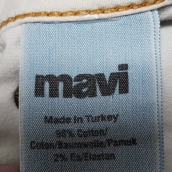 Mavi Medium Wash Delidolu Low Rise Wide Leg Jeans Hemmed - Picture 8 of 9